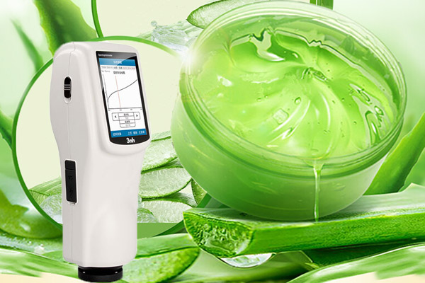 蘆薈凝膠顏色品質(zhì)管控用分光測(cè)色儀